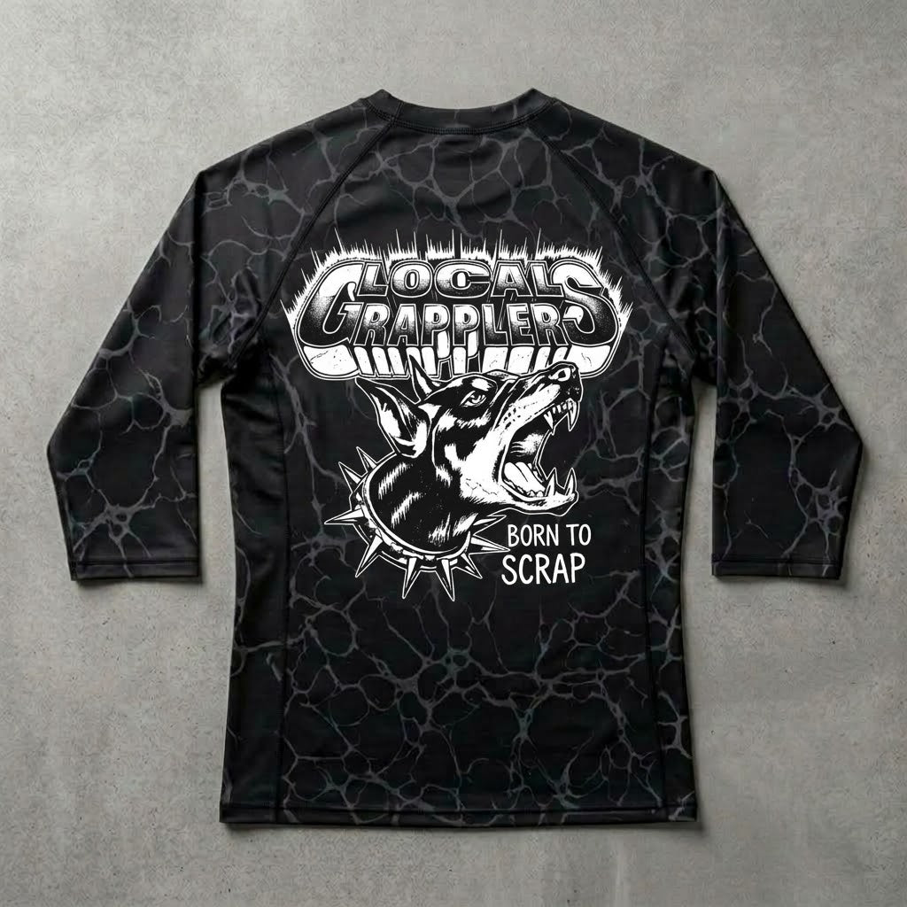BORN 2 SCRAP NO GI RASHGUARD