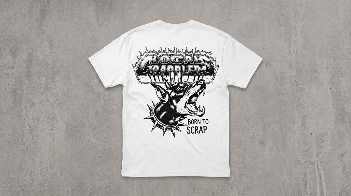 BORN 2 SCRAP SHORT SLEEVE HEAVY CREW NECK