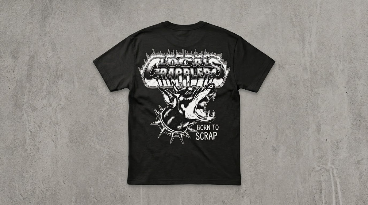 BORN 2 SCRAP SHORT SLEEVE HEAVY CREW NECK
