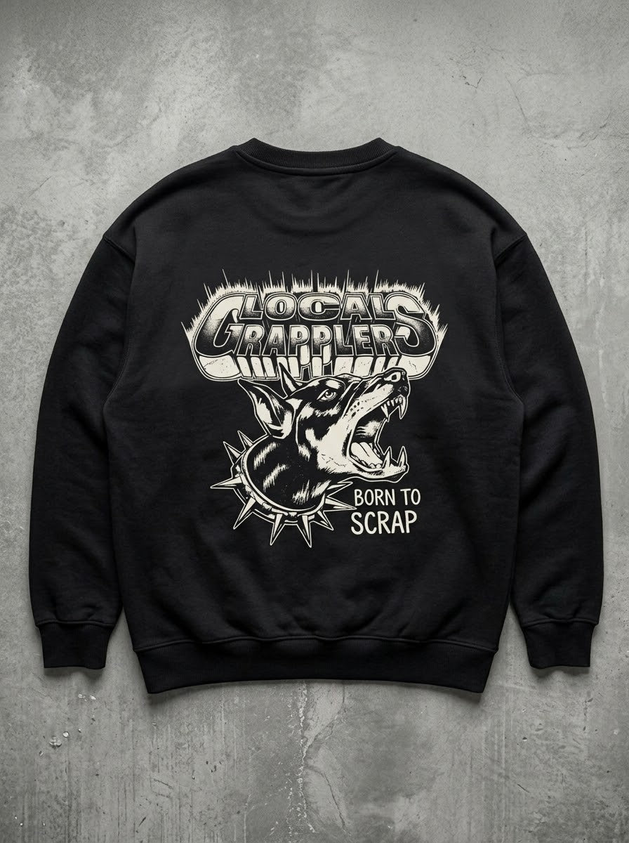 BORN 2 SCRAP CREW NECK